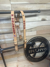 Load image into Gallery viewer, Custom Leather Suspenders