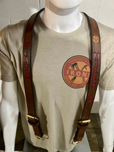 Load image into Gallery viewer, Custom Leather Suspenders