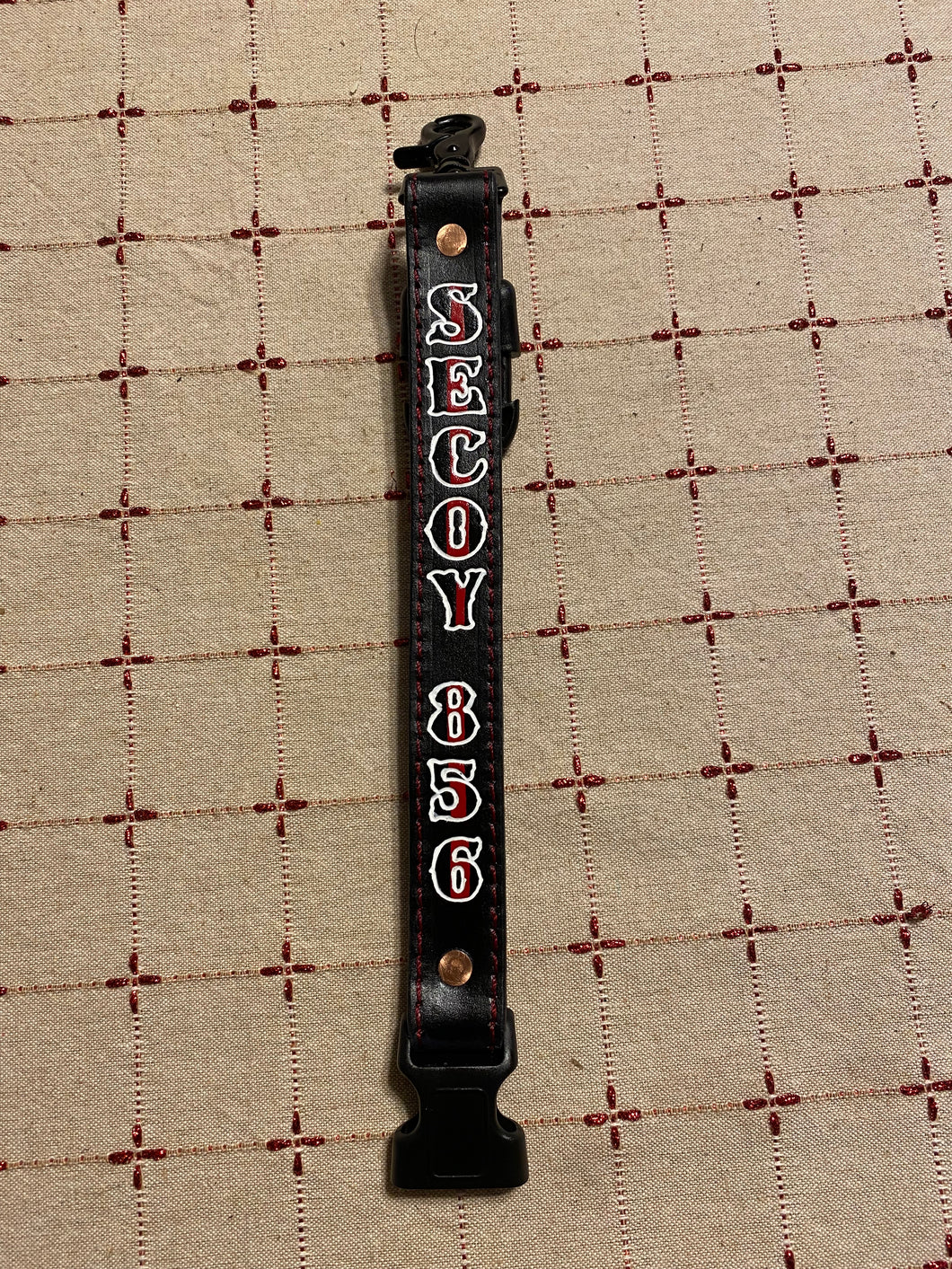 Custom glove strap